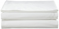 Charisma Lexington Solid Queen Flat Sheet, Snow