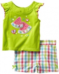 Kids Headquarters Baby-Girls Infant Top, Green, 18 Months