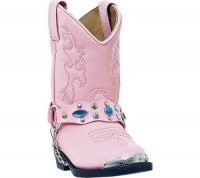 Laredo Toddler/Little Kid Little Concho Boot,Pink,5.5 M US Toddler