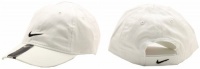 Nike Infant Boy's Embroidered Swoosh Logo Cotton Baseball Cap SZ 12/24M (White)