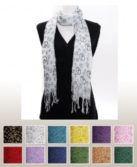 Peace Colorful Viscose Scarf