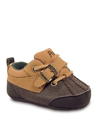 This rugged bootie will keep your little hiker in cozy style whatever comes his way.