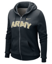 Spread the spirit and cheer on your favorite team with this NCAA Army Black Knights hoodie from Nike.