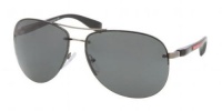 Prada Sport (Linea Rossa) PS56MS Sunglasses - 5AV/1A1 Gunmetal (Gray Lens) - 62mm