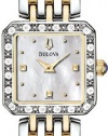 Bulova Women's 98R132 Mother of Pearl Dial 20 Diamonds Case Bracelet Watch