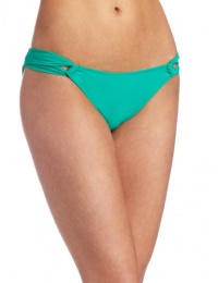 Shoshanna Women's Jade Loop Brief, Jade Solid, Medium