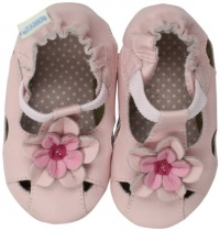 Robeez Pretty Pansy Soft Sandal (Infant),Pink,6-12 Months M US Infant