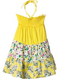 Roxy Kids Girls 2-6X Sandbox Tank Dress, Daisy Stripe, 3T