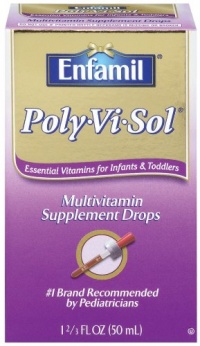 Enfamil Poly-Vi-Sol Multivitamin Supplement Drops for Infants and Toddlers, 1  2/3 - Ounce Bottles (Pack of 2)