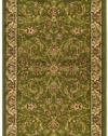 Area Rug 2x14 Runner Traditional Sage - Ivory Color - Safavieh Lyndhurst Rug from RugPal