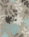 Taupe Surya Cosmopolitan 2'x3' Transitional Rectangle Area Rug from RugPal.com