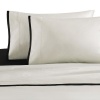 Echo Brushstroke 300TC Sheet set - Ivory/Black - Queen