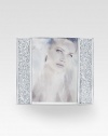 Show off your special moments in fabulous crystal design with thousands of shimmering chatons and silvertone details. Accommodates a 3½ X 5 photograph Overall 5 X 6 Made in Austria