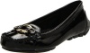 Lauren Ralph Lauren Women's Cadance Flat,Black Patent,5.5 M US