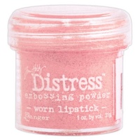 Ranger TIM-22954 Tim Holtz Distress Embossing Powder, Worn Lipstick, 1-Ounce