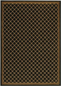 English Manor Coventry Trellis Black Rug Size: 8'6 x 11'6