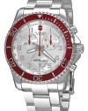 Victorinox Swiss Army Men's 241434 Maverick GS Silver Chronograph Dial Watch