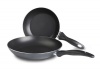 T-fal A857S294 Specialty Nonstick 8-Inch and 10-Inch 2-Piece Fry Pan / Saute Pan Dishwasher Safe Cookware Set, Black