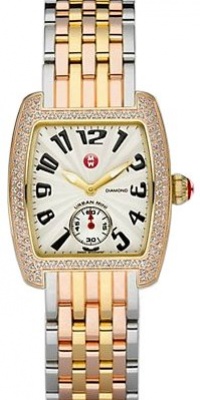 Michele Urban Mini Diamond Tri-Tone Ladies Watch MWW02A000539