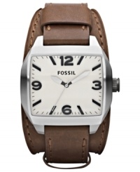 Buckle down this season with rich style from Fossil's Roland collection watch.