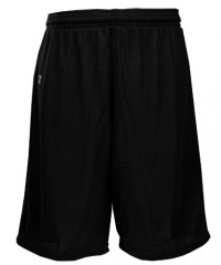 Russell Athletic Youth 9 Nylon Tricot Mesh Short, Black - SM - 7/8