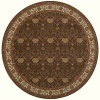 Area Rug 8x8 Round Traditional Cocoa Color - Momeni Persian Garden Rug from RugPal