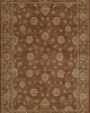 Area Rug 3x5 Rectangle Traditional Burgundy Color - Momeni Belmont Rug from RugPal