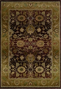 8' x 8' Square Oriental Weavers Sphinx Area Rug GNR-1732M Purple/Gold Color Machine Made Egypt Generations Collection