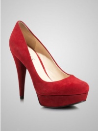 GUESS Adriena Pumps, DARK RED SUEDE (5)