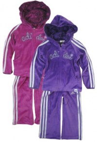 Adidas Girls Athletic Hooded Fleece 2 Piece Set