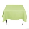 70 in. Square Polyester Tablecloth Tea Green