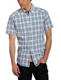 Original Penguin Men's Short Sleeve Textured Woven Shirt