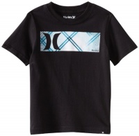 Hurley Boys 2-7 Contact Short Sleeve Tee, Black, 2T