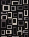 Dalyn Rugs Studio 302 8-Feet by 10-Feet Area Rug, Black