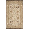 Safavieh Anatolia Collection Handmade Hand-Spun Wool Area Rug, 9 by 12-Feet, Ivory/Brown