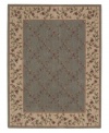 Choose floral and your floor will be sprouting with life. This elegant rug features a gentle palette with a latticework of blossoming vines allover. Bearing the rich patina of premium-quality Opulon™ yarns, each rug boasts a densely woven and strikingly luxurious pile that's a pleasure to touch and admire. One-year warranty.