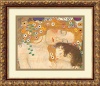 Three Ages of Woman-Mother and Child (Detail IV) by Gustav Klimt, Framed Print Art - 12.78 x 14.85