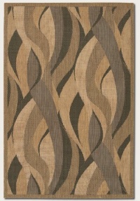 Couristan 1562/0154 Recife Seagrass Natural/Black Rug, 8-Feet 6-Inch by 13-Feet