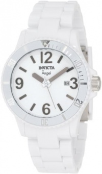 Invicta Women's 1207 Angel White Dial White Plastic Watch