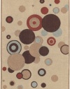 Mohawk Select Modern Age/Bubbles Machine Woven 5-Feet 3-Inch by 7-Feet 10-Inch Rug