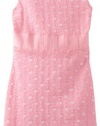 KC Parker Girls 7-16 Cotton Lace Sleeveless Dress, Cotton Candy, 7