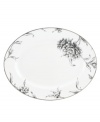 Floral arrangement. Echoing drawings found in an artist's sketchbook, this exquisite Floral Illustrations platter from Marchesa by Lenox creates a decidedly elegant statement at any meal. (Clearance)