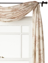 Lenox Butterfly Meadow Scarf Valance, Taupe