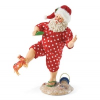 Department 56 Possible Dreams Crab Got Your Toe? Santa, 11.81-Inch