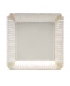 Lenox has been an American tradition for more than a century, combining superior craftsmanship with understated sophistication. The oversized Butler's Pantry dinnerware and dishes collection adds a vintage touch to your formal gatherings, in durable embossed white china square plates with a dressy high sheen.