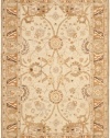 Area Rug 6x9 Rectangle Traditional Silver - Light Brown Color - Safavieh Anatolia Rug from RugPal