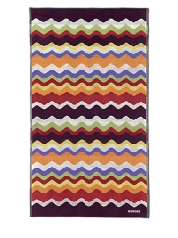 Liven up your beach routine with this bright cotton towel woven in Missoni's signature chevron stripe.Cotton40W X 75HMachine washMade in Portugal