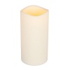 Everlasting Glow LED Indoor/Outdoor Candle, Timer, Bisque, 4.5 x 9