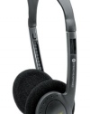 Coby CVH32 Lightweight Stereo Headphones (Black)