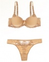 Chantelle Icone Spacer T-Shirt Demi Bra, 32E, Toffee (Taupe)